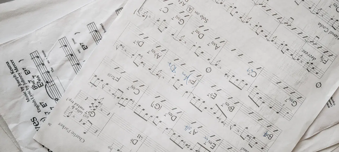 Muziekcompositie - Noten - Muziek