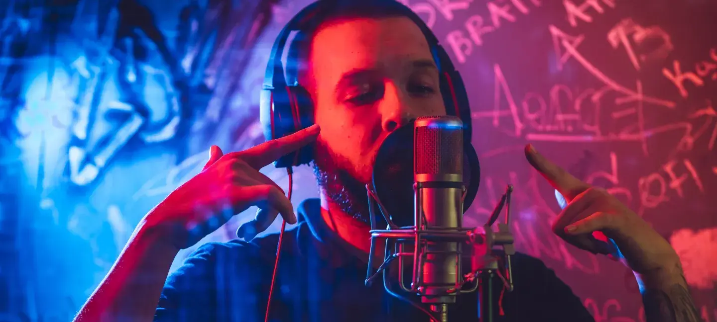 Rapper - Rapmuziek - Muzikant - MUziek - Studio - Muziekstudio