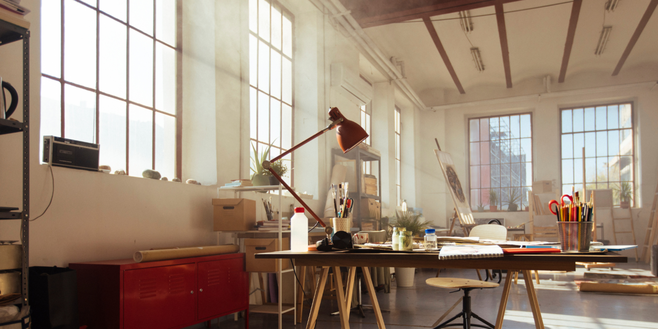 Kunstatelier, Atelier