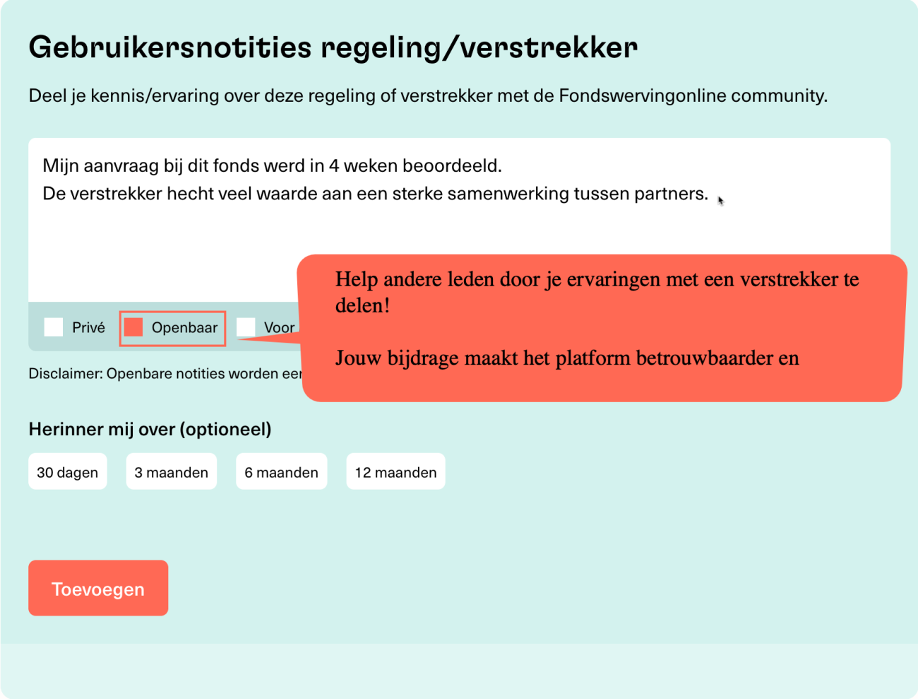 Openbare notities