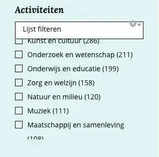 Scherm activiteiten